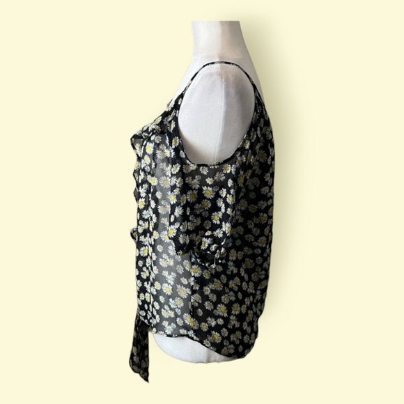 BONGO Cold Shoulder Blouse Sz M - Picture 3 of 6